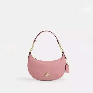 Coach Pink Leather Mini Shoulder Bag